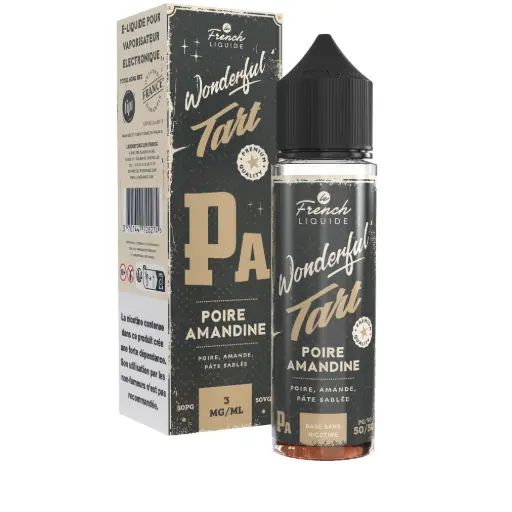 [E2S-WNDRTRT-POIRE-60-03] [Le French Liquide] Easy2Shake Wonderful Tart Poire amandine - 60mL