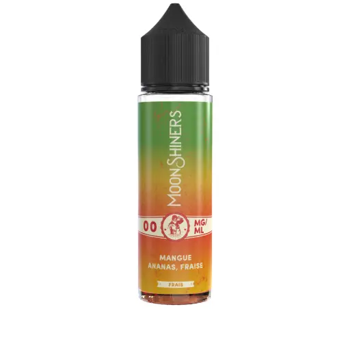 [MOON-MANGANAFRAISE-50-00] [Moonshiners] Mangue Ananas Fraise Frais - 50mL
